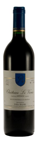 Château Le Vivier Médoc AOC 1992 - Trockener Bordeaux Rotwein aus Frankreich, Merlot, Jahrgangswein Cover
