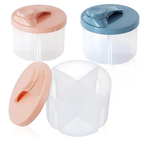 【Design a Quattro Scomparti】Contenitore latte in polvere per neonati quattro scomparti di dimensioni di porzione sono perfetti per conservare una varietà di alimenti complementari, latte in polvere o cereali. Uno scomparto può contenere circa 40 grammi e può essere riempito con circa 240 ml di latte. La capacità di un singolo scomparto è sufficiente per preparare un'alimentazione sufficiente per il tuo bambino.