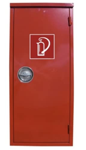 Stahlblechschutzschrank Schutzkasten für 6-12kg Feuerlöscher, rot