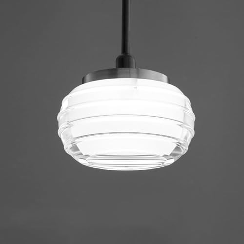 Lámpara colgante pequeña para dormitorio moderna iluminación interior estilo nórdico negro 4