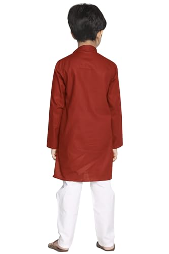 Image of Chandrakala Kids Kurta Set for Boys Indian Ethnic Wear (KK117-P)