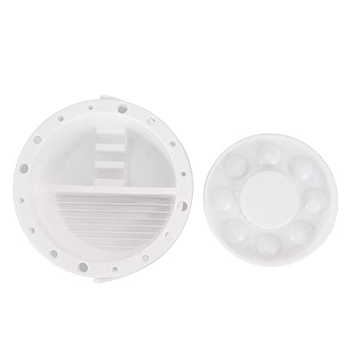 Image of Collapsible Paint Brush Washer Artist Water Cup with Thickened Anti Slip Base Portable Brush Holder and Palette for Watercolor Acrylic Oil Painting Art Supplies
