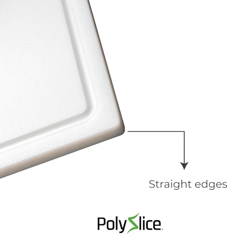 Tabla de Cortar Premium Polyslice HDPE Rectangular Blanca miniatura 5