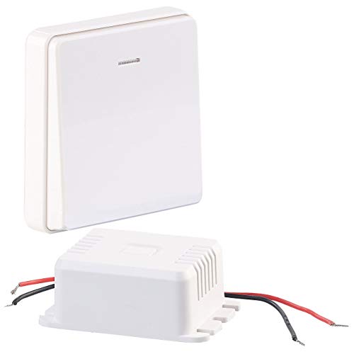 Récepteur sans fil encastrable 200 W avec interrupteur cinétique [Casa Control]