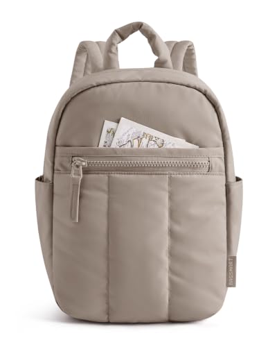 BAGSMART Mini Backpack for Women Lightweight Small Backpack Purse Camel