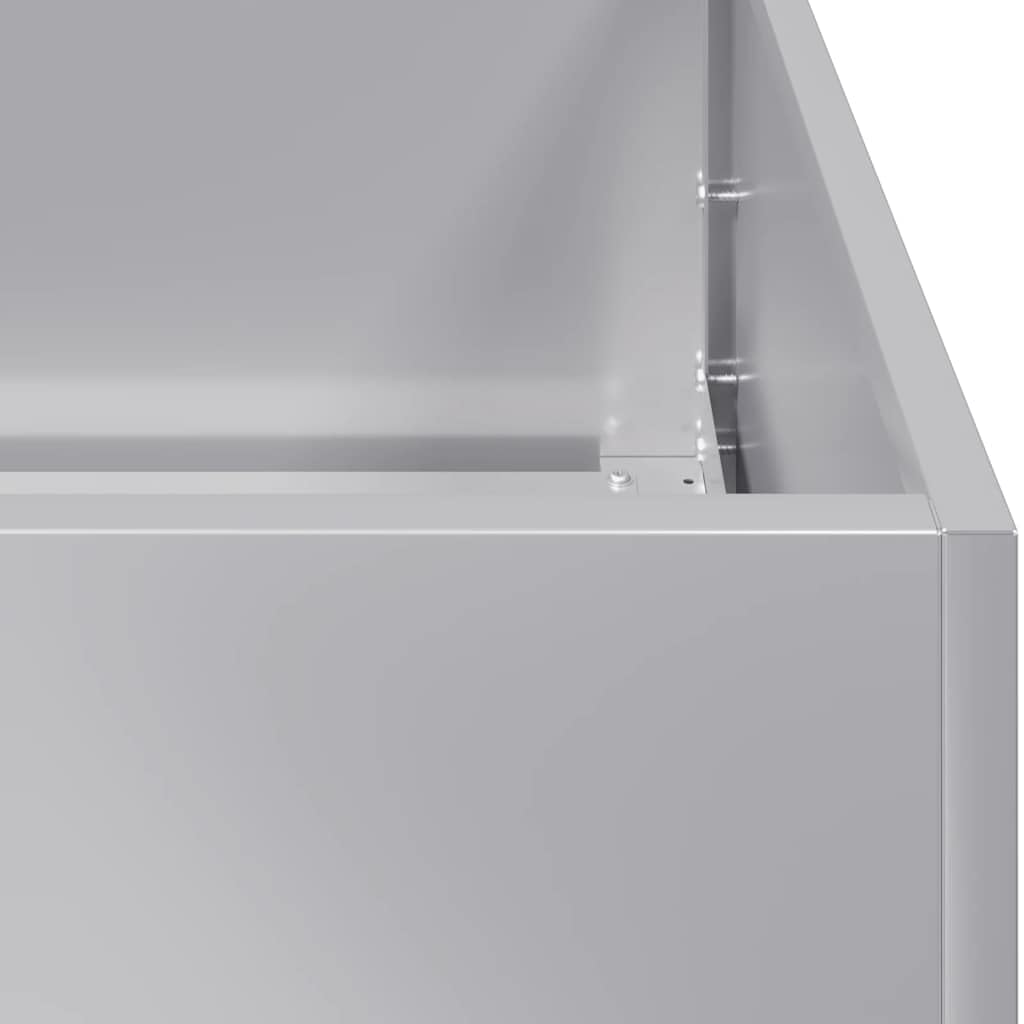 vidaXL Plantenbak 200x80x40 cm gegalvaniseerd staal