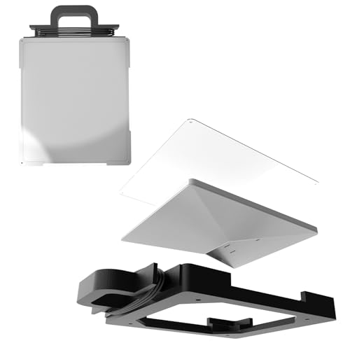 Starlink Mini Mount, Universal All-in-One Hardtop Antenna Holder with Handle & Cable Management for RV Van Boat UTV, Upgradable M8 Port for Magnetic Base, UV Resistant Bracket Kit (Mount Only)