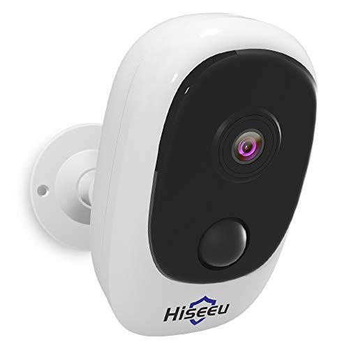 Best Quality 🔥 Hiseeu Wireless Outdoor Security Rechargeable Battery Powered Camera,1080P Indoor Security Cameras for Home,Night Vision ,AI Motion Detection,2-Way Audio,Waterproof,SD/Cloud Storage 2.4GHz
