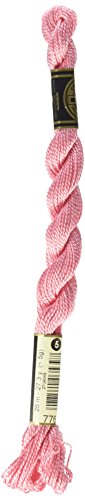 Hilo de Algodón Perla DMC 115 Medio Rosa Tamaño 5 miniatura 1