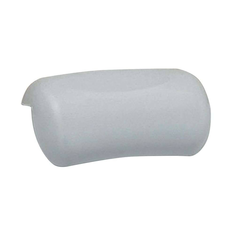 Oreiller de Bain Spa Appui-Tête de Baignoire Antidérapant Oreillers de Bain Doux et Imperméables avec Ventouses Coussin de Cou de Bain Gris