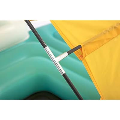 Sunny Lounge Island 300x275 cm – Badeinsel für 5 Personen mit Getränkehaltern und Sonnendach – Urlaub auf PVC! – Bild 8