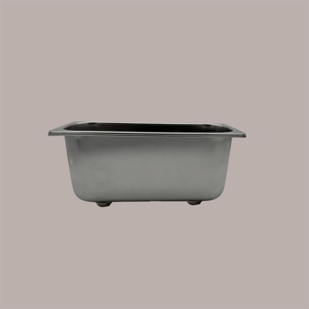 Lucgel Lavaporzionatore Acciaio Inox per Gelaterie 27x11 H12 Cm