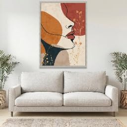 Art minimaliste abstrait pour salon bohème chic chic 20x30 - 4