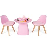 【Experiencia de asiento cómoda y saludable】Las sillas están diseñadas con respaldos ergonómicos que se adaptan a la curvatura natural del cuerpo. Además, los cómodos cojines del asiento de 2cm están fabricados con cuero artificial y una esponja resistente, evitando cualquier incomodidad incluso después de largos períodos de uso.
