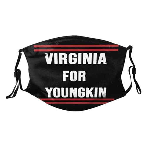 Youngkin Wins Vriginia Needs Youngkin Adult Dust Mask Adjustable Dust Face with 2 Filter28