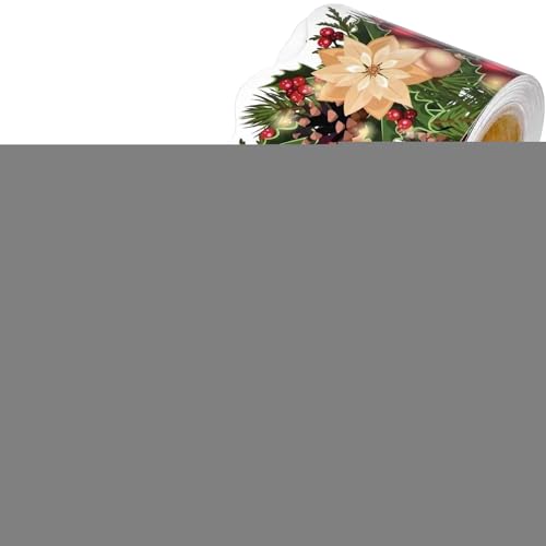 Calcomanías de borde de Navidad | Calcomanías adhesivas para decoración navideña de Navidad, calcomanías adhesivas para decoración escolar