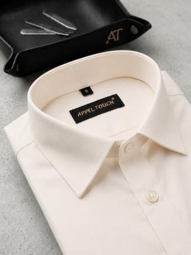 Image of Appel Touch Men's Cotton Blend Formal Shirt Half Sleeves
