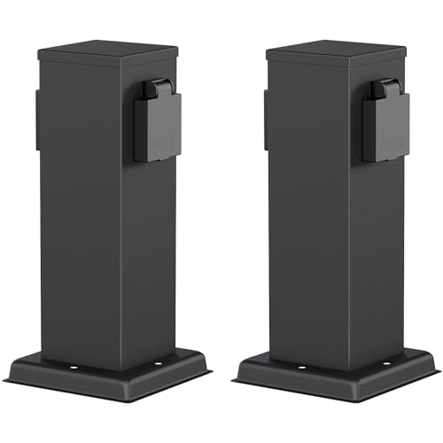 Nordlux Colonna Presa Da Esterno 4X Prese Con Coperchio - Foto 11