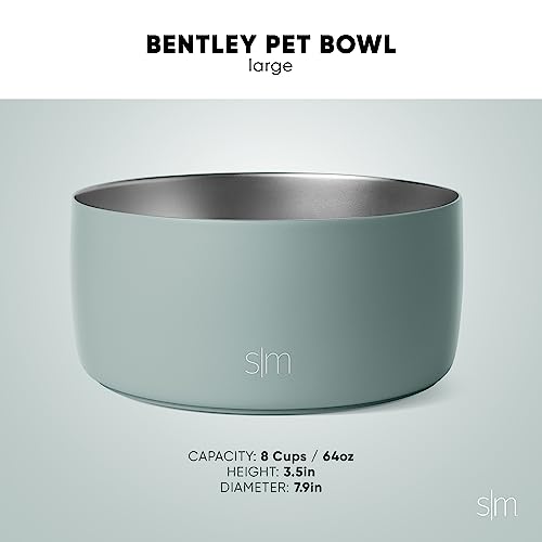 Simplemodernstainlesssteelpetwaterbowlfordogscatsreusableinsulatedstainlesssteelfoodbowlsfordogcatnotipnoslipbpafreebentleycollectionlarge64ozriptide Urban Country Home Decor Simple modern stainless steel pet water bowl for dogs cats reusable insulated stainless steel food bowls for dog cat no tip no slip bpa free bentley collection large 64oz riptide urban country home decor