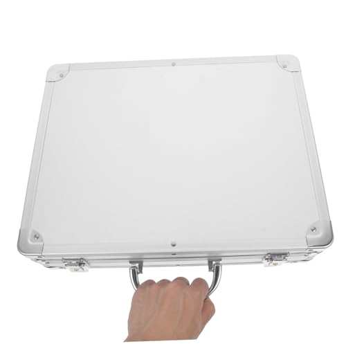Gadpiparty Aluminum Alloy Tool Box Lock Portable Hard Briefcase for Safe Document Storage Shockproof Case for Home and Travel Multi-Functional Organizer3