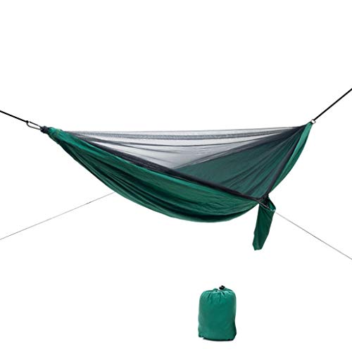 KELITE Acampar Hamaca con la Red de Nylon de paraca&iacute;das Ultra Ligero Sola Hamaca for IR...