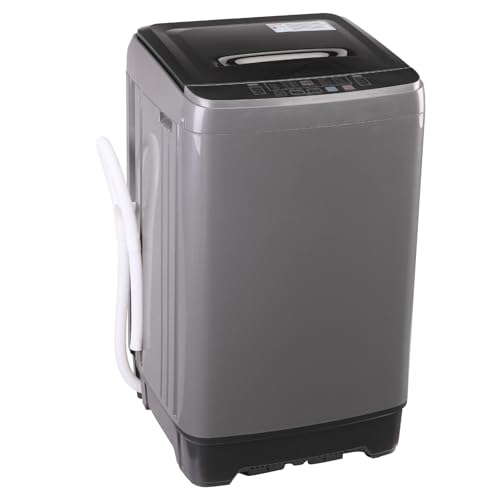 Fox Shack Washing Machine 15.6 lbs Automatic Laundry Machine 10 Programs, LED Display, 8 Water...