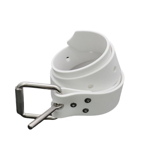 Wuden 1.5M Adjustable Scuba Diving Weight Belt with 316 Stainless Steel Buckle Load-Bearing Diving Gear Accessories White