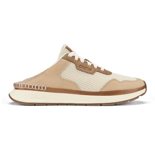 Image of OluKai Koke Women's Sneakers, Retro Running Shoes with Drop-in Heel & Airy Mesh, Lightweight Comfort for Everyday Wear, Wet Grip Rubber Traction