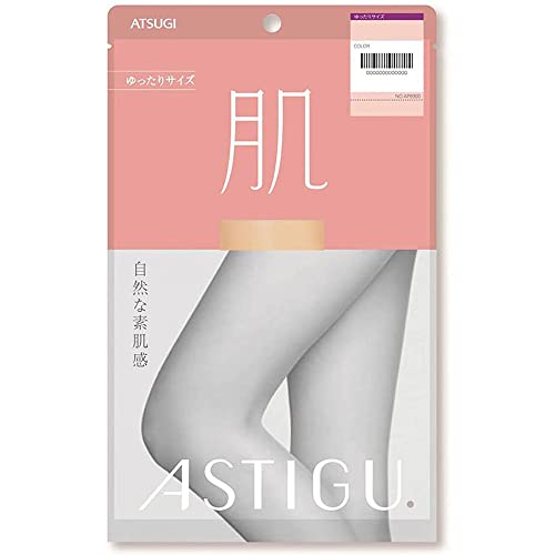 Astigu Stocking Hada Skin Feeling Loose Size JJM - L - 433 Nudi Beige (Green Tea Set)