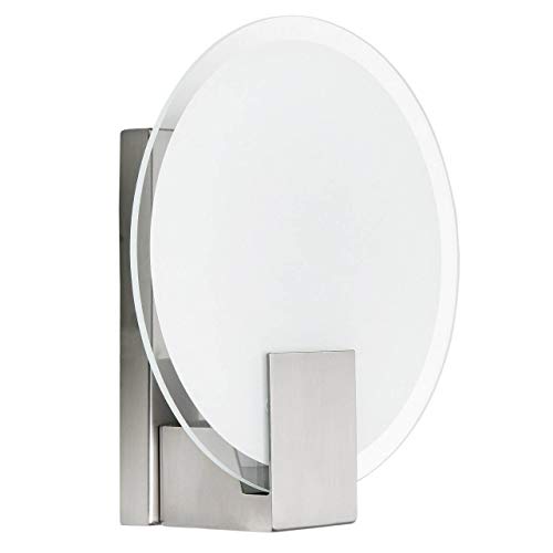 BRILLIANT lampada Sonian lampada da parete rotonda ferro/bianco | 1x C35, E14, 40W, adatto per lampade a candela (non incluse) | Scala da A ++ a E | Adatto per lampade a LED
