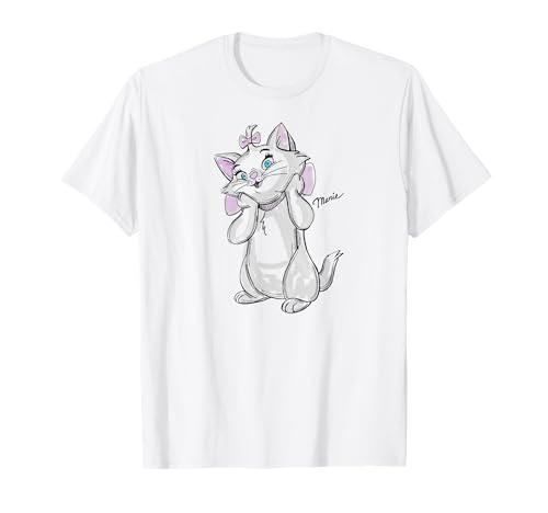 Disney The Aristocat Sketchy Marie t-shirt blanc idéal pour un look décontracté