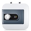 Electric Mini Tank Water Heater, 8Gallon Under Sink On Demand Hot Water Heater, Wall or Floor Mounted, 1500W Point of Use Instant Hot Water for RV Kitchen Bathroom Restaurant