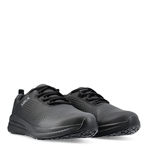 Sika Sneakersy Dynamic bia?e buty robocze z mikrofibry. Stylowy design sneakersów. Pierwszorz?dna odporno?? na po?lizg. Super absorpcja wstrz?sów., czarny, 36 EU