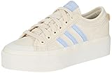 adidas Nizza Platform W, Sneaker Mujer, Wonder White/Blue Dawn/Off White, 37 1/3 EU