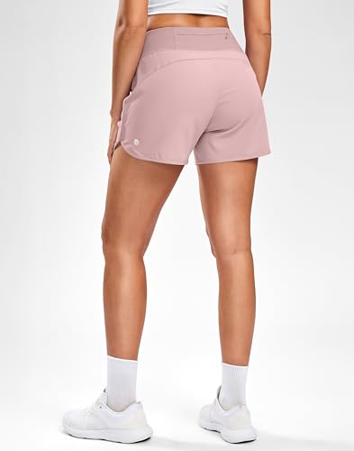 Image of G Gradual Women's Running Shorts with Mesh Liner 3 inch Workout Athletic Shorts for Women with Phone Pockets