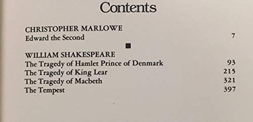 Elizabethan Drama: Marlowe, Shakespeare [Unknown] B000NZ0PB6 Book Cover