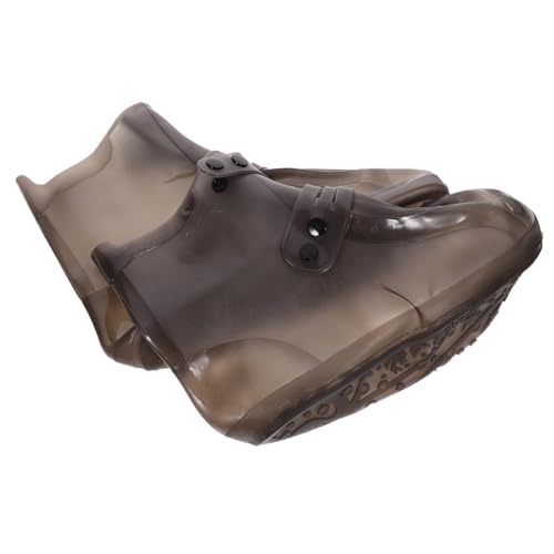 Cubrezapatos reutilizables para ciclismo y actividades al aire libre plegables, lavables, antideslizantes para hombre y mujer color negro miniatura 1