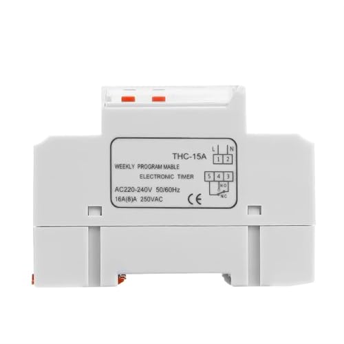 Interrupteur horaire numérique LCD programmable hebdomadaire THC 20A AC110V - 2