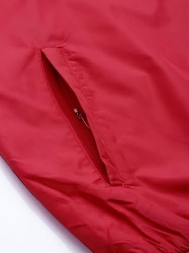 Image of The Indian Garage Co Men Regular Fit Colorblocked Wind Cheater
