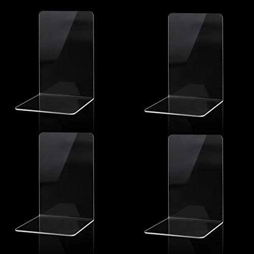 2 works Clear Acrylic Bookends