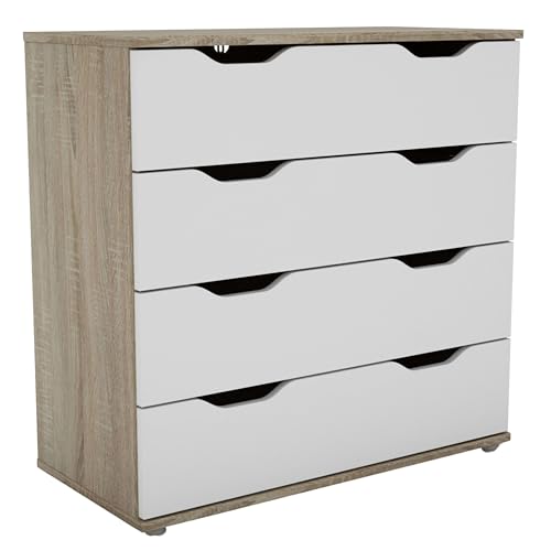 Miroytengo Cómoda 4 Cajones Mueble Almacenaje