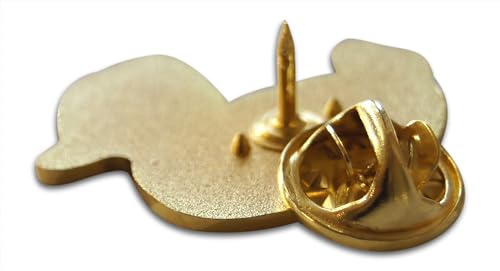 Novel Merk Rubber Ducky - Duck Lapel Pin, Hat Pin & Tie Tack Set - with Clutch Back3