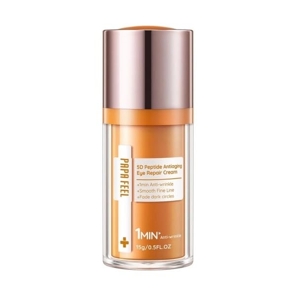 Amazon.com: Papa Feel 5D Peptide Eye Cream 15g – Smooth & Hydrated