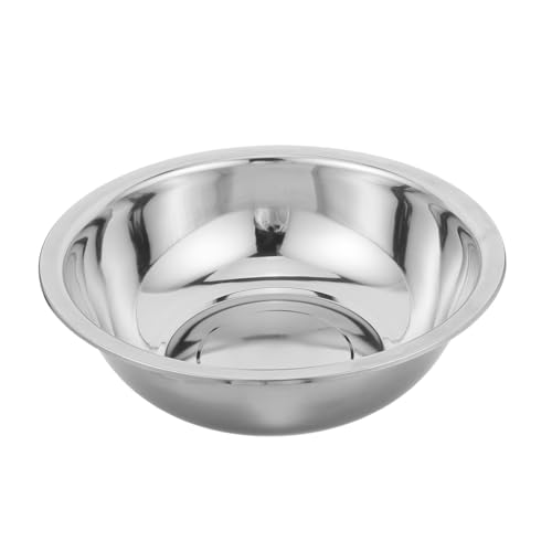 UKCOCO Bassin Bain de Pieds en Acier Inoxydable 36 Cm, Bol de Trempage pour Pédicure, Bac Profond Multifonction pour Spa, Usage Domestique et Professionnel, Bain Pied Relaxant et Solide