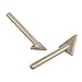 Pack Of 2 Replace Flat Triangular Brass Soldering Iron Tip Efficient Welding Suitable For Various Items