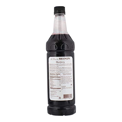 image for Monin - Blackberry Syrup, Delicious Berry Flavored Syrup, Cocktail Syr