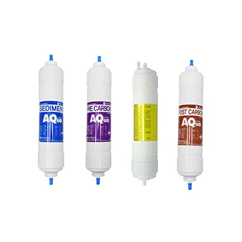 4EA Economy Replacement Water Filter Set for JM Global : JMHP-1000/JMD-700W/JMS-2021/JMX-2021Q/JMR-3011POX/JMS-3011POX - 10 microns