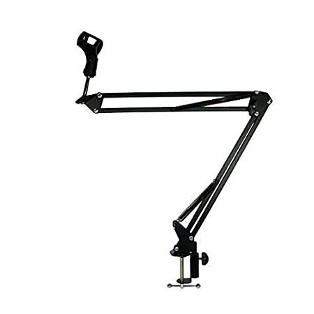 Image of Kadence Zabel Condenser Microphone Bundle, RC02 Mic Kit with Adjustable Mic Suspension Scissor Arm, XLR Cable, Shock Mount and Pop Filter for Studio Recording & Broadcasting Need Phontom Power (Blue)