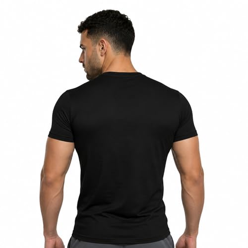 Image of Unbeatable Mens Sports Running Set | Polyester Spandex Compression Shirt and Tights for Men Workout Combo Set | Long Sleeve Quick-Dry Fitness Track Suit for Man