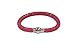 SchmuckDesignByEmma Bracelet en cuir Stingray rouge.